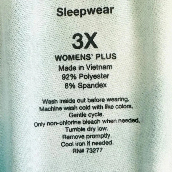 NWT SONOMA Women Sleepwear Drawstring Pockets Tie Dye Green Shorts Plus Size 3X - Picture 3 of 4
